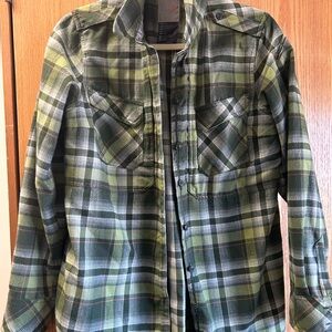 5.11 Tactical Green Plaid Womens Shirt